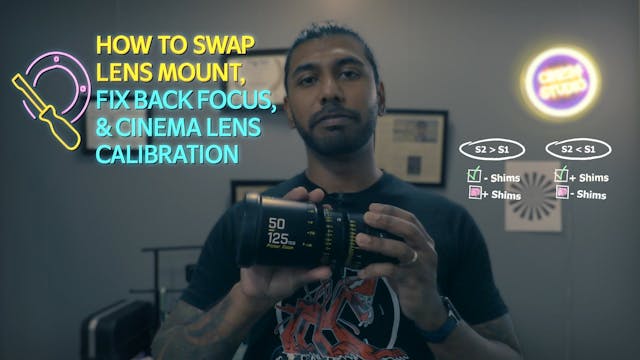 How to Swap Lens Mount, Fix Back Focu...