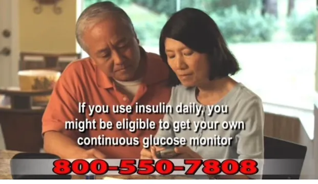 DIABETIC HELP HOTLINE CGM DEVICE 800-550-7808