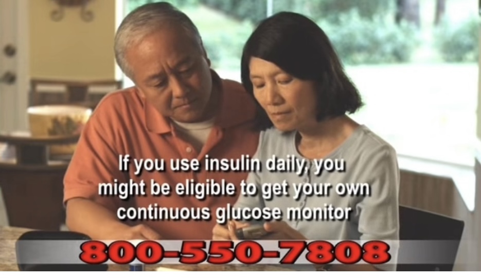 DIABETIC HELP HOTLINE CGM DEVICE  800-550-7808