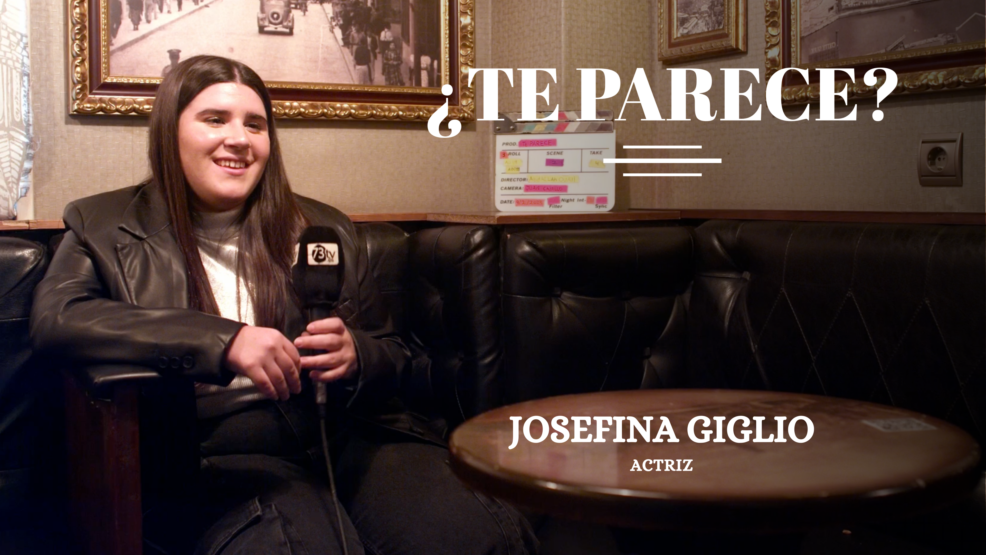 Entrevista a Josefina Giglio, actriz en "Te Parece"