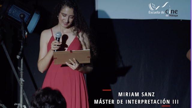 Opinión de Miriam Sanz sobre el Máster de Interpretación ante la cámara