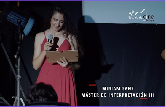Opinión de Miriam Sanz sobre el Máster de Interpretación ante la cámara