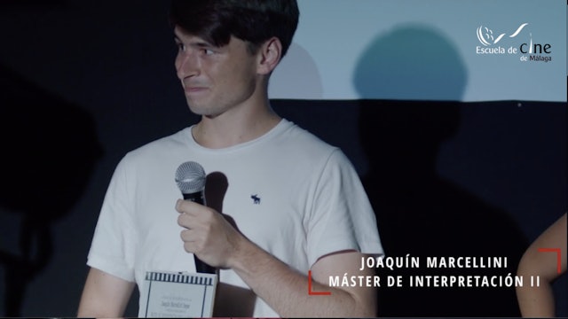 Opinión de Joaquín Marcellini sobre el Máster de Interpretación ante la cámara