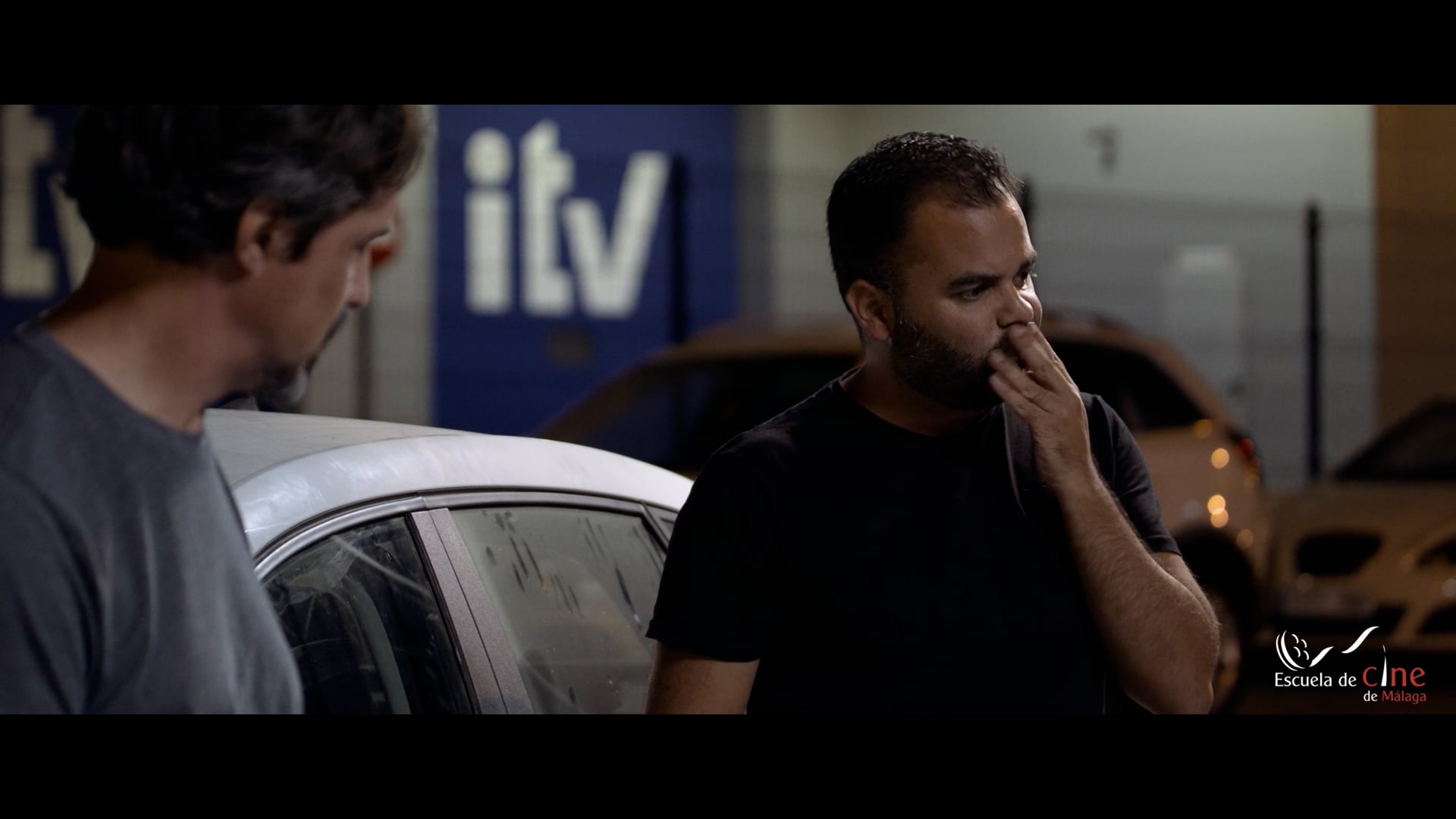 Victor Pozo y Chris Juarez Prácticas Interpretación Escuela de Cine de Málaga