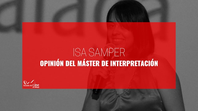 Opinión de Isa Samper sobre el Máster de Interpretación