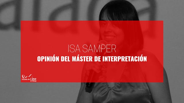 Opinión de Isa Samper sobre el Máster...
