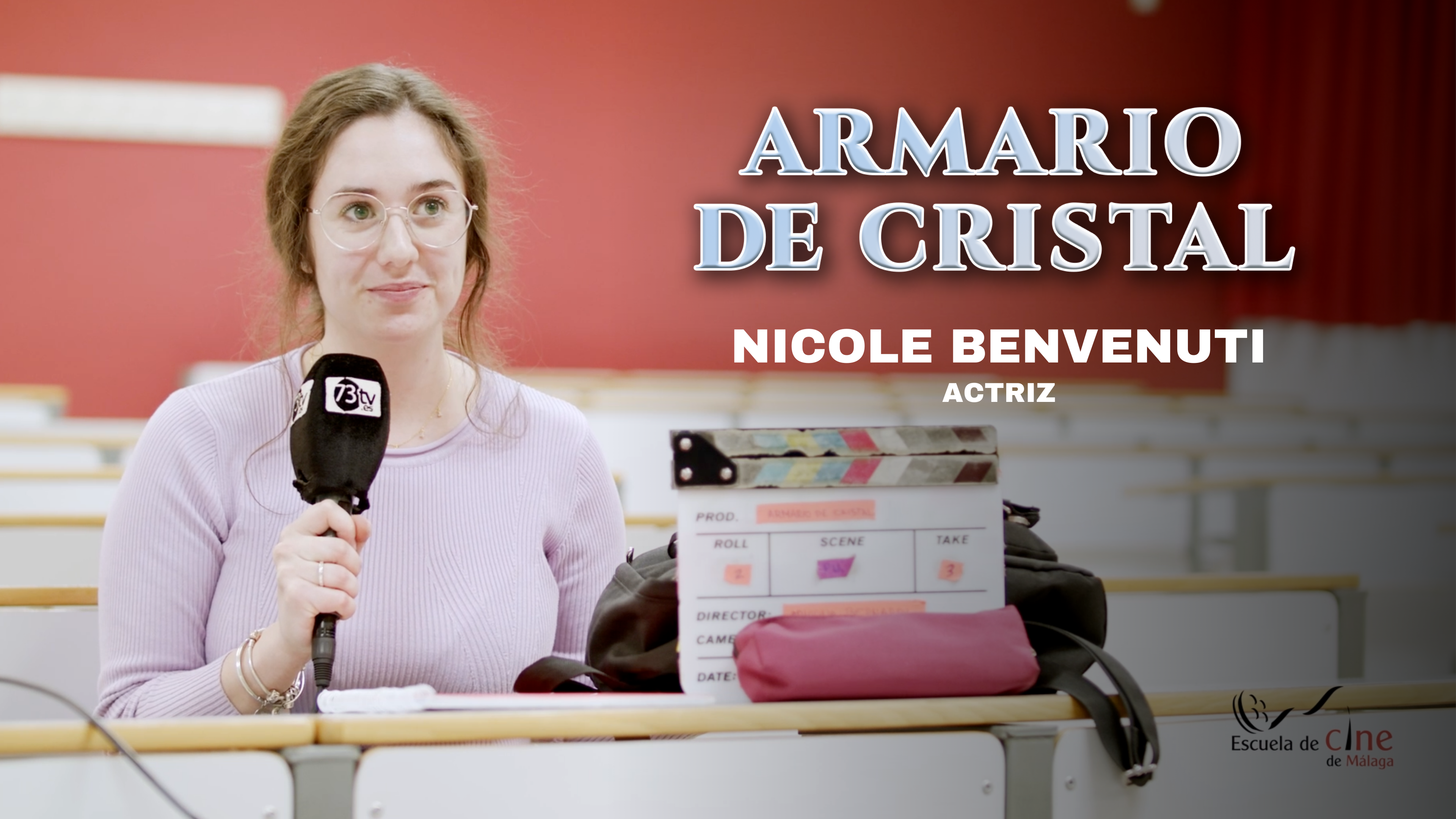 Entrevista a Nicole Benvenuti, actriz en "Armario de Cristal"