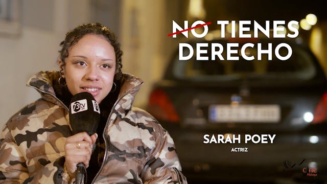 Entrevista a Sarah Poey, actriz en "N...