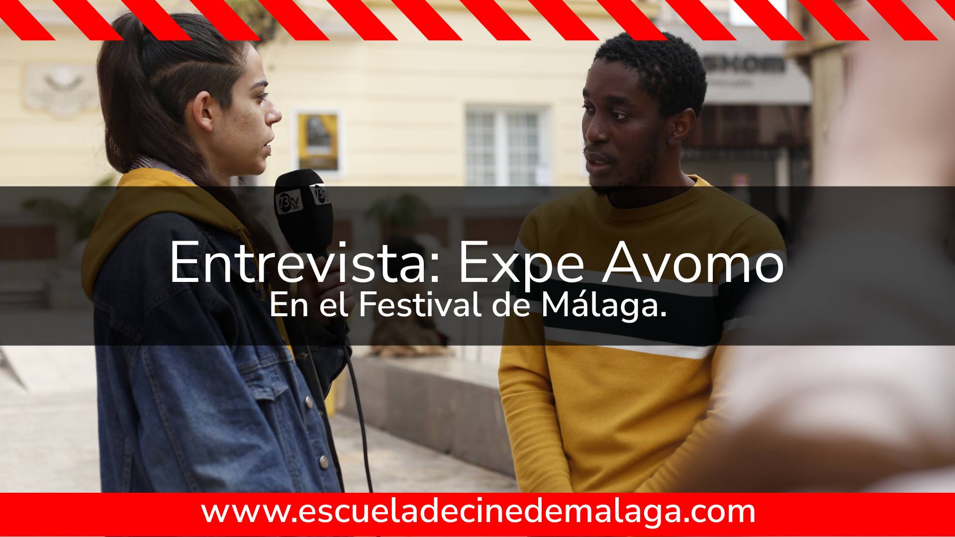 Entrevista al actor Expe Avomo en el Festival de Málaga