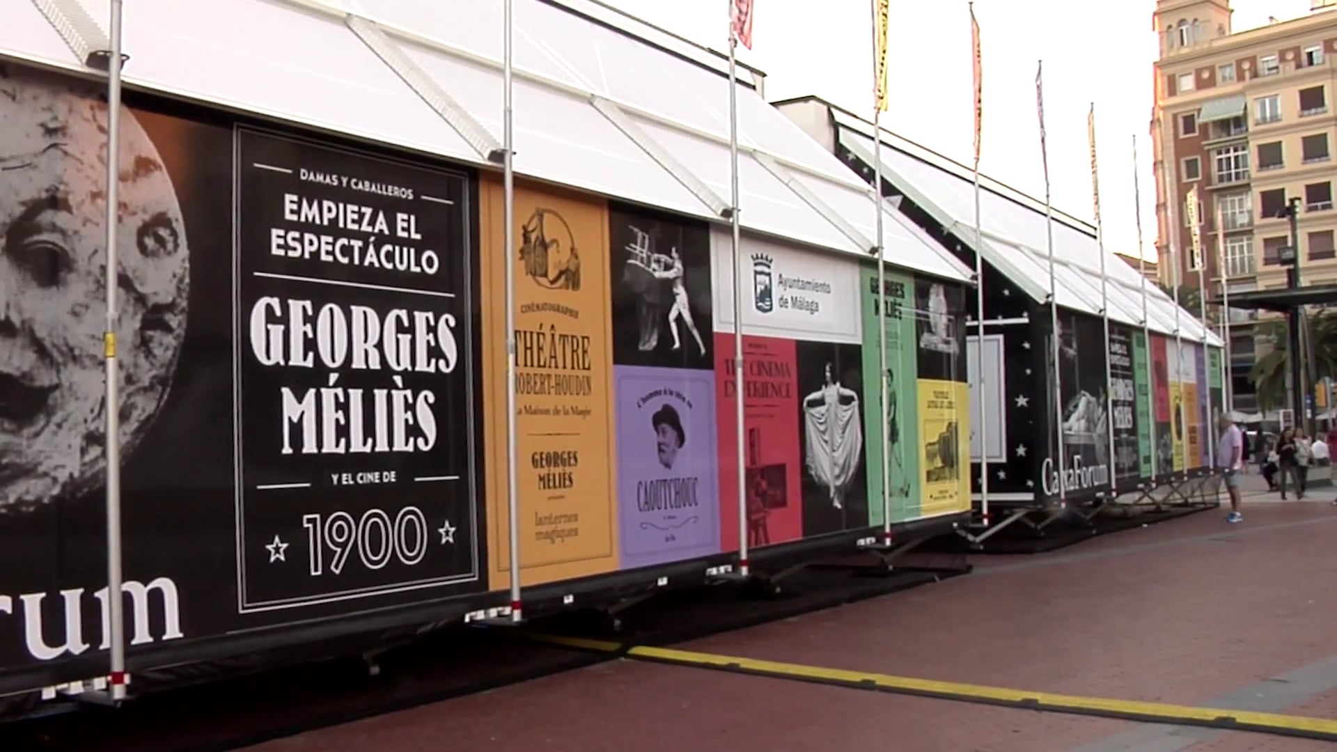 Los alumnos de la Escuela de Cine de Málaga en la Exposición George Méliès