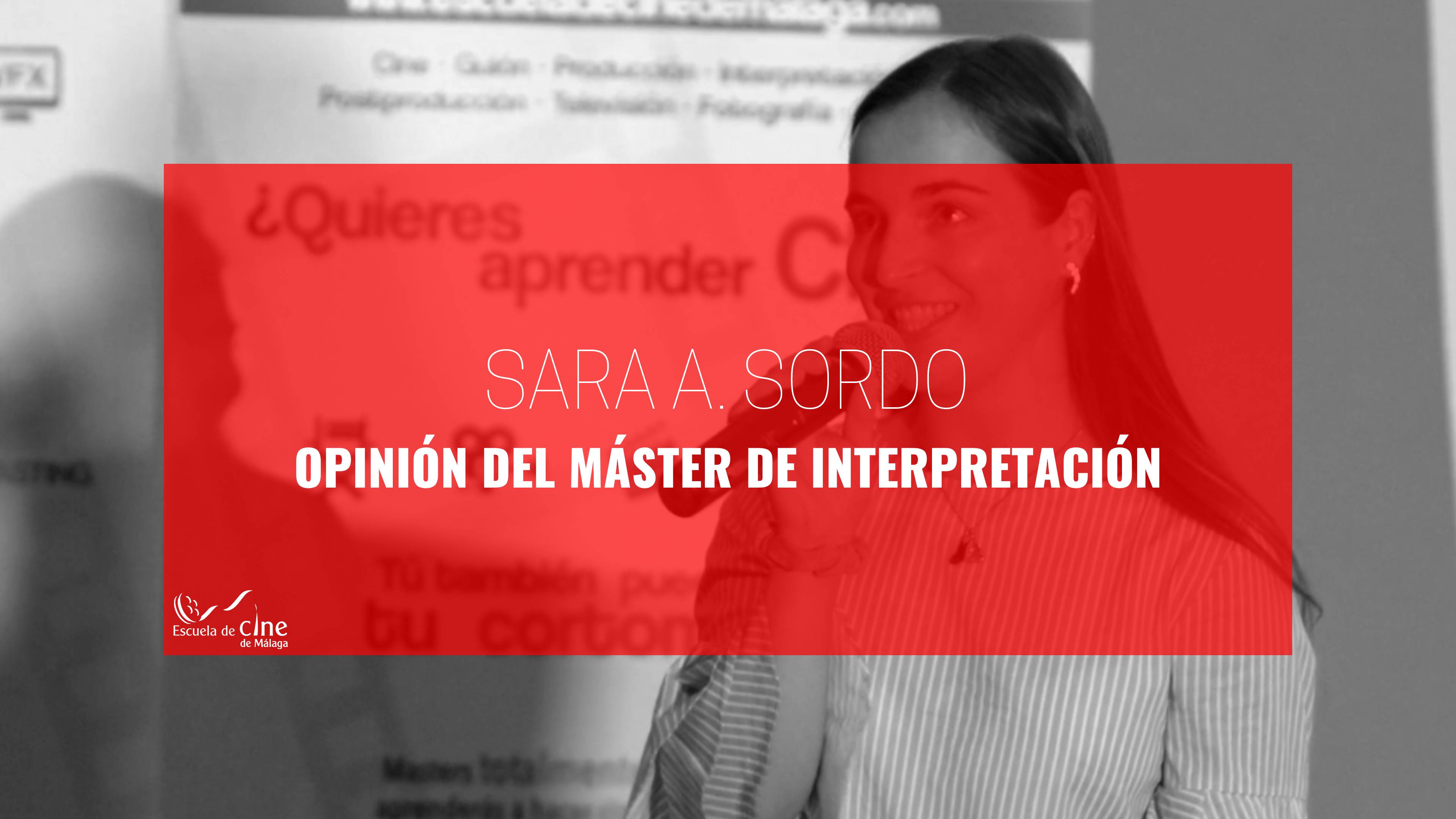 Opinión de Sara A. Sordo sobre el Máster de Interpretción