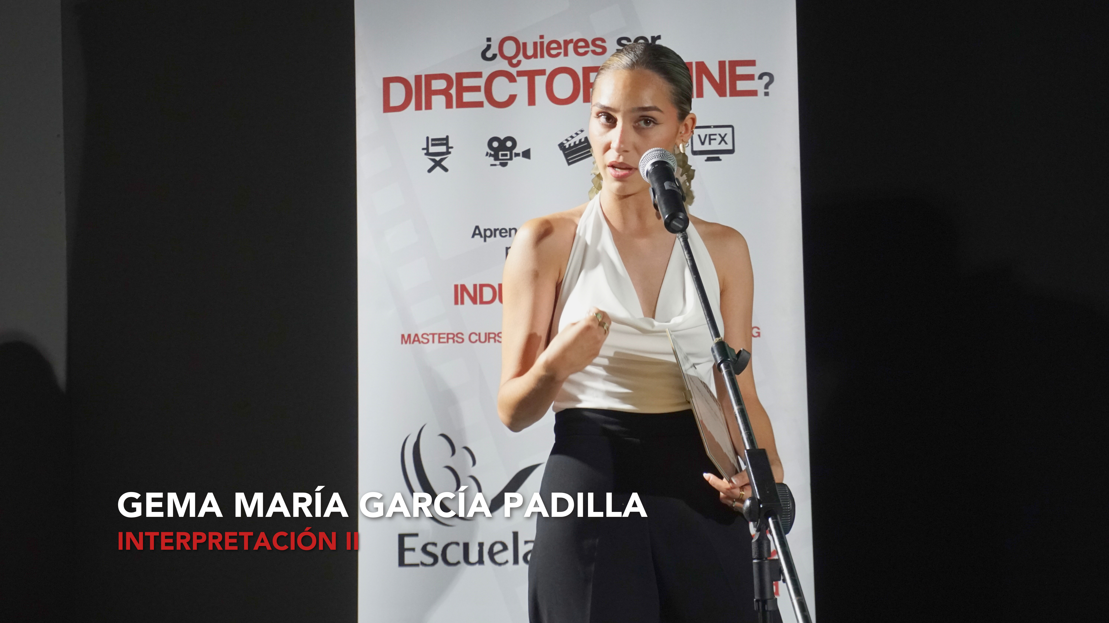 Reseña de Gema María García Padilla, alumna de Interpretación II