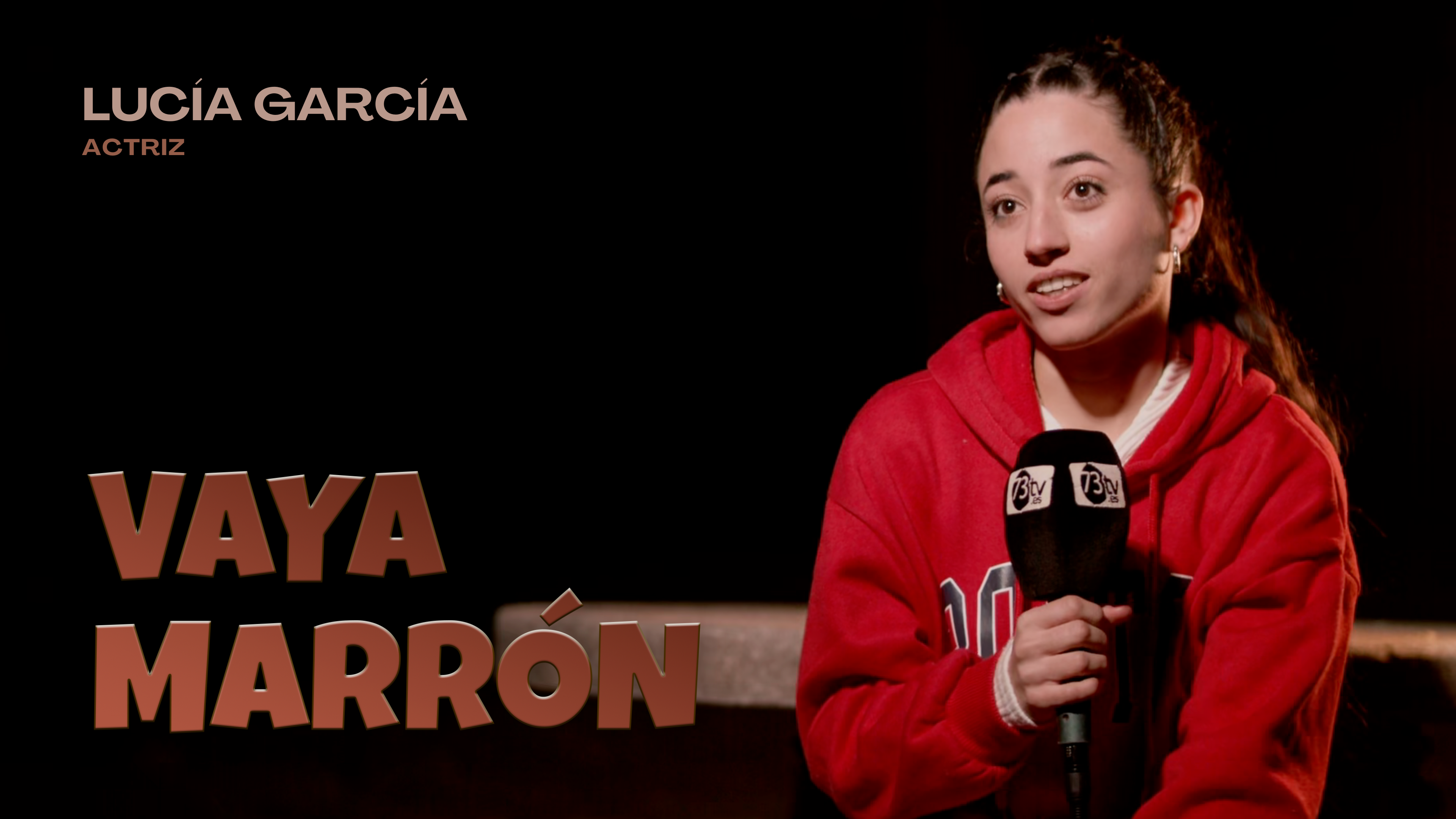 Entrevista a Lucía García, actriz de "Vaya Marrón"