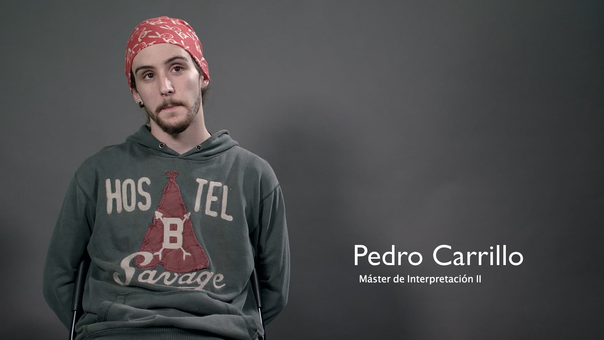 Pedro Carrillo Prácticas Interpretación Escuela de Cine de Malaga