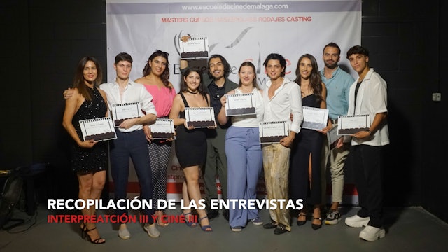 Recopilación de las entrevistas de Interpretación III y Cine III