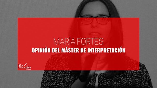 Opinión de María Fortes sobre el Máster de Interpretación