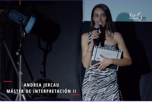 Opinión de Andrea Jercau sobre el Máster de Interpretación ante la cámara