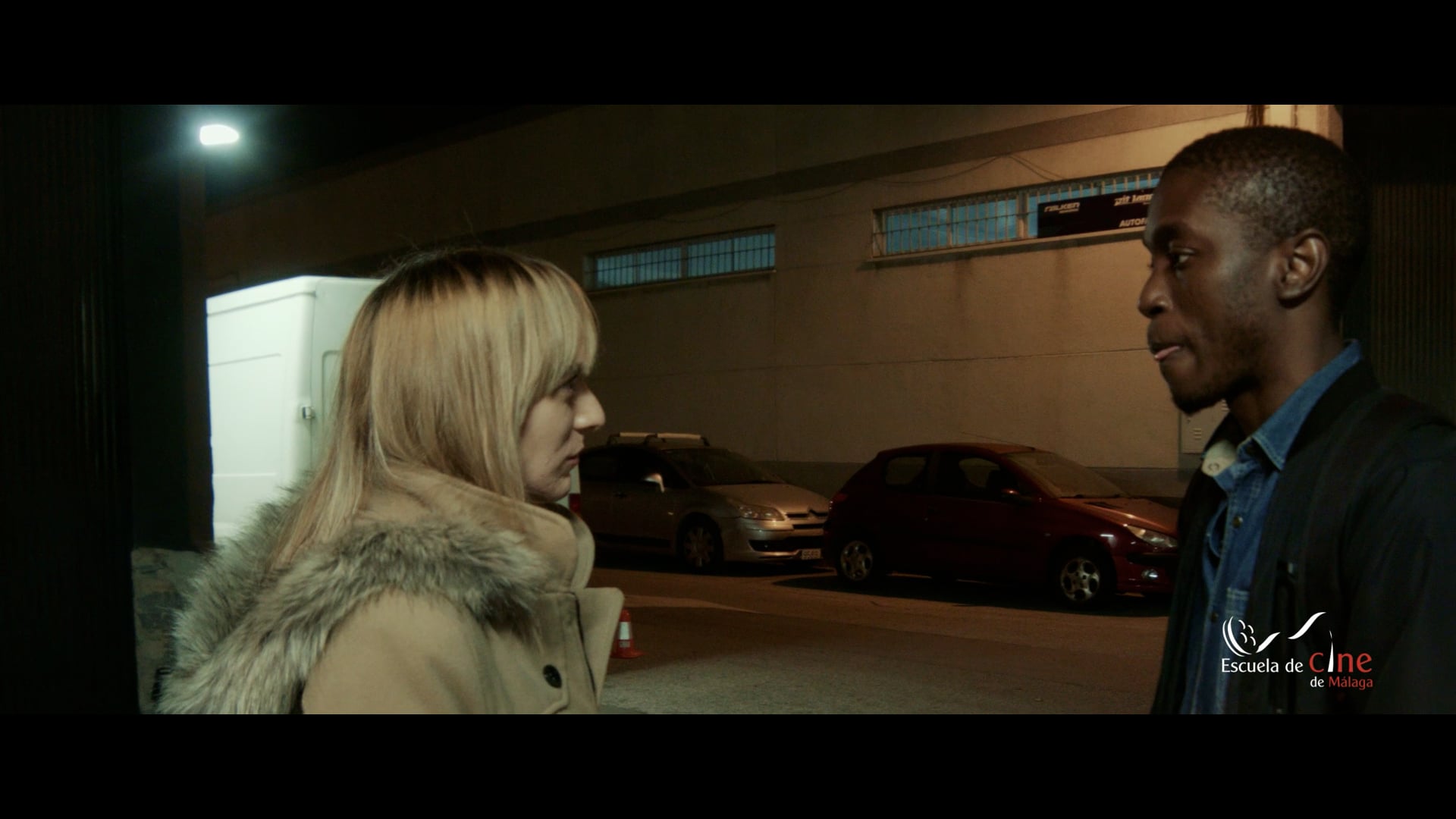 Ana Silva y Expe Avomo Prácticas de Interpretación Escuela de Cine de Málaga