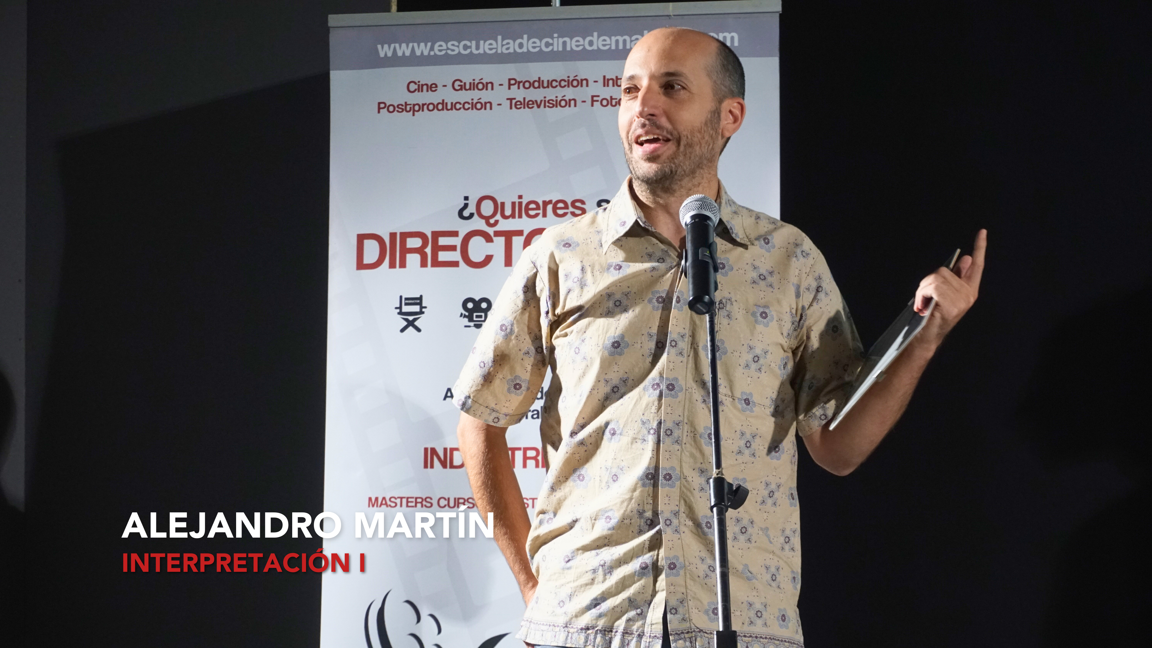 Reseña de Alejandro Martín, alumno de Interpretación I