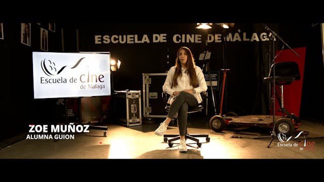Entrevista - Zoe Muñoz, Máster de Guion