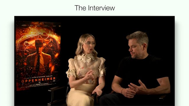 Emily Blunt  & Matt Damon Interview