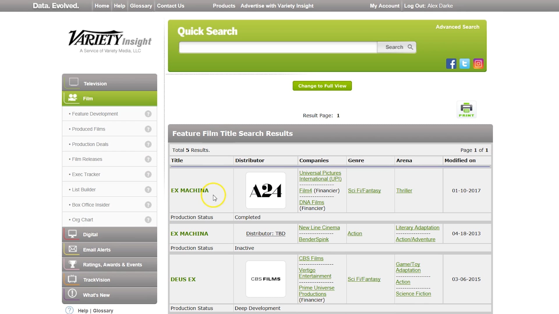 Packaging with Variety Insight and Vscore