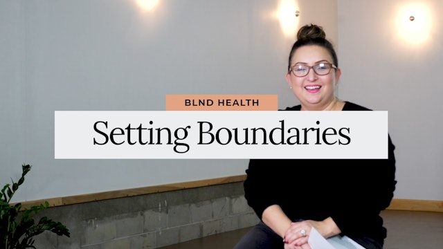 Therapy Talks: Setting Boundaries