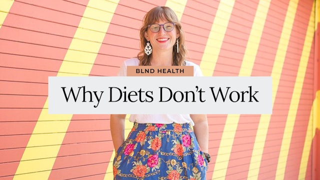 Therapy Talks: Body Image Series: Why Diets Don't Work