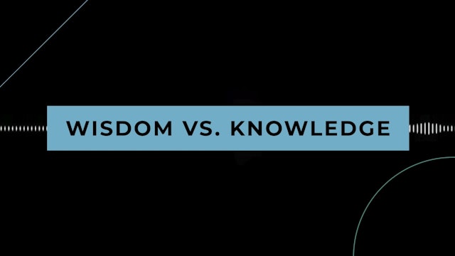 Coffee + Philosophy: Wisdom vs. Knowledge