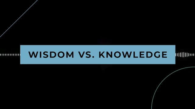 Coffee + Philosophy: Wisdom vs. Knowl...