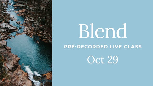 Pre-Recorded Live Blend with Kacee 