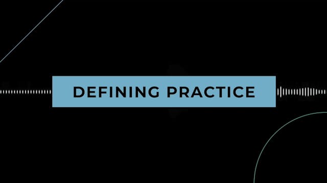 Coffee + Philosophy: Defining Practice