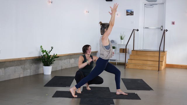 Pose Breakdown: Warrior I with Ann