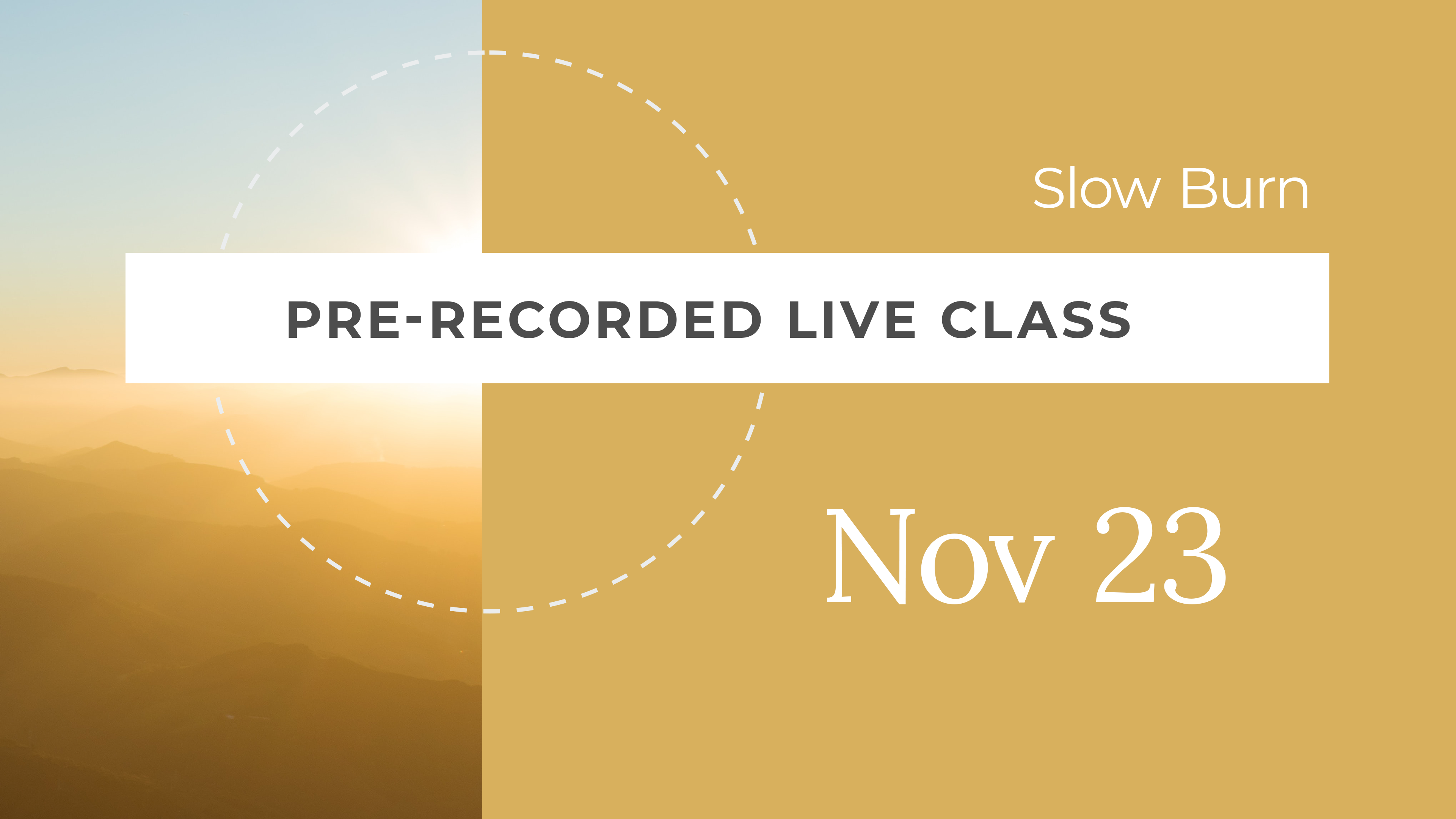 Pre-Recorded In-Studio Slow Burn with Kacee Must