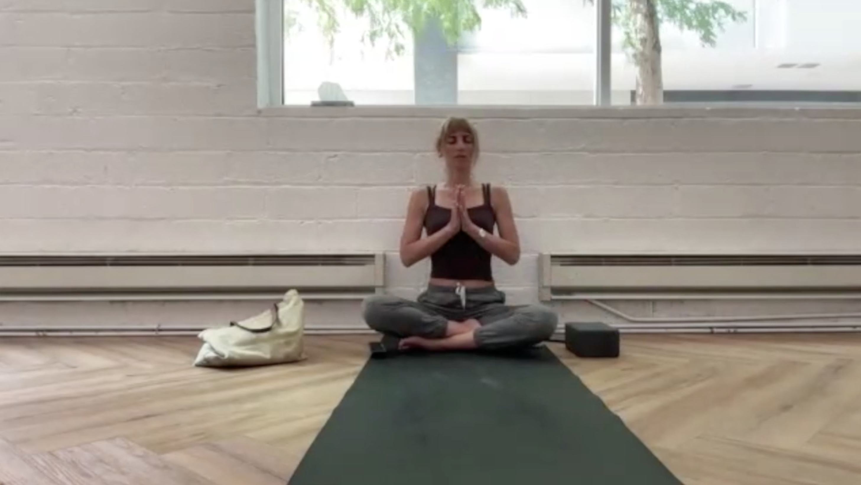 Katonah Yoga: Knee in Floor, Foot in Wall Series