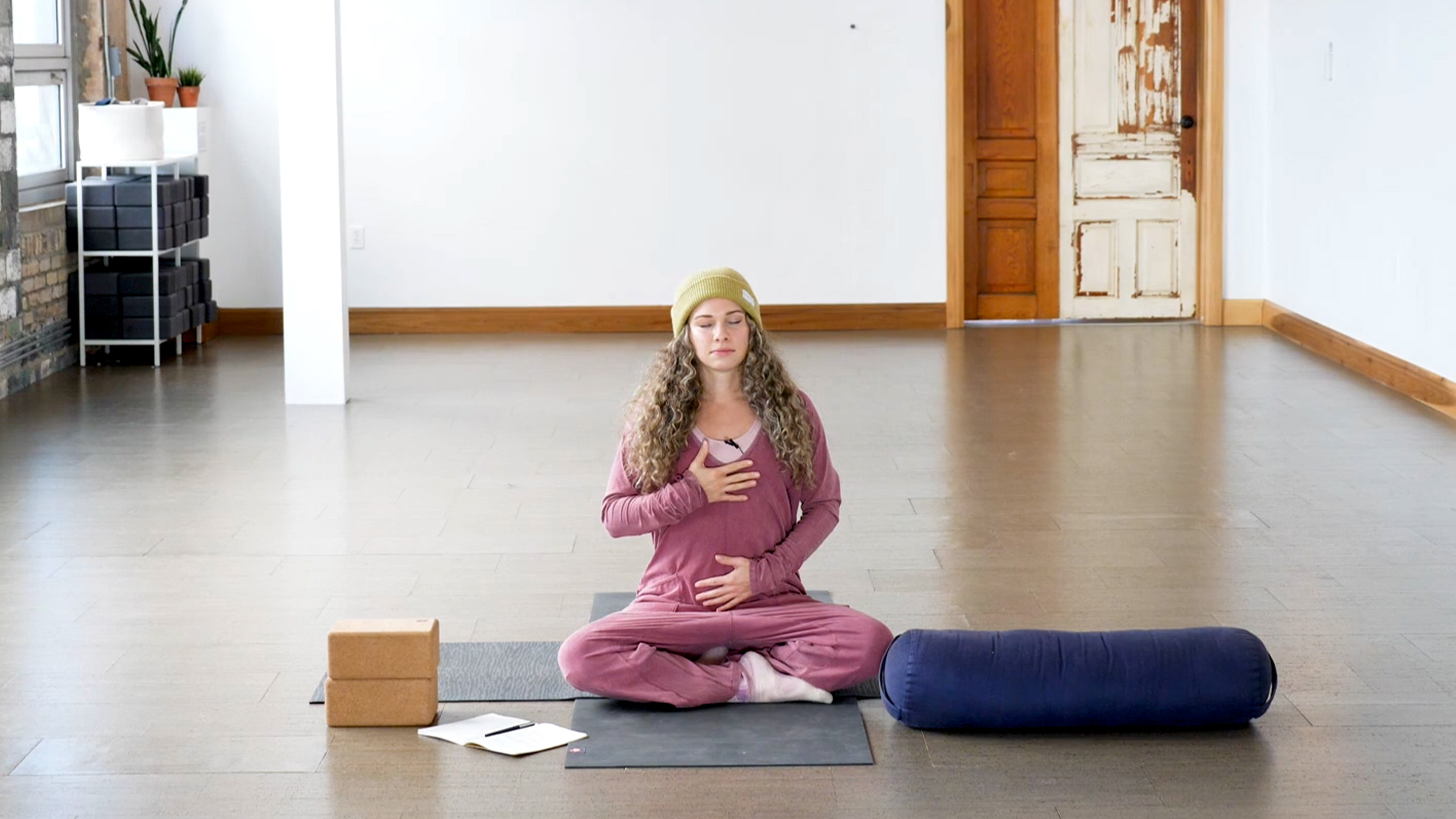 Journaling + Restorative Yoga for Joy with Casey