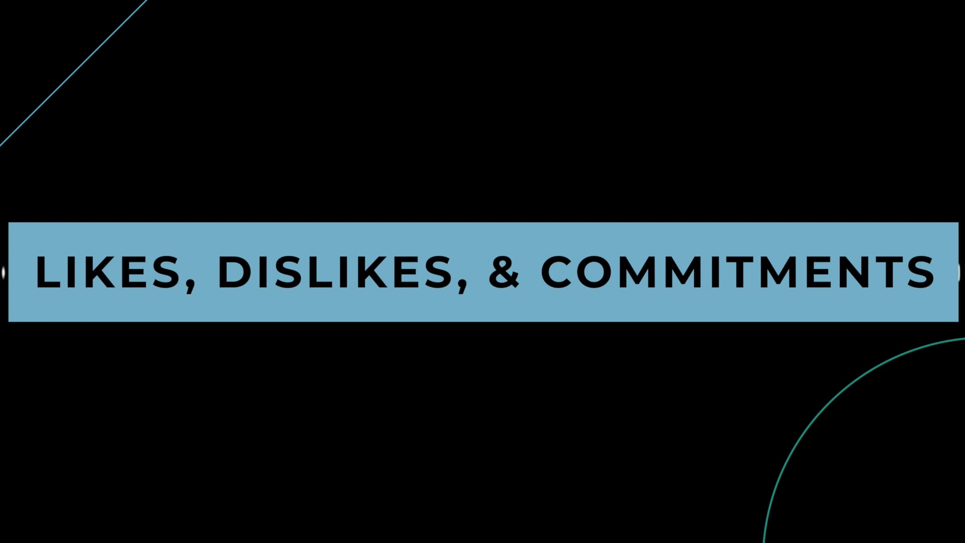 Coffee + Philosophy: Likes, Dislikes, and Commitments