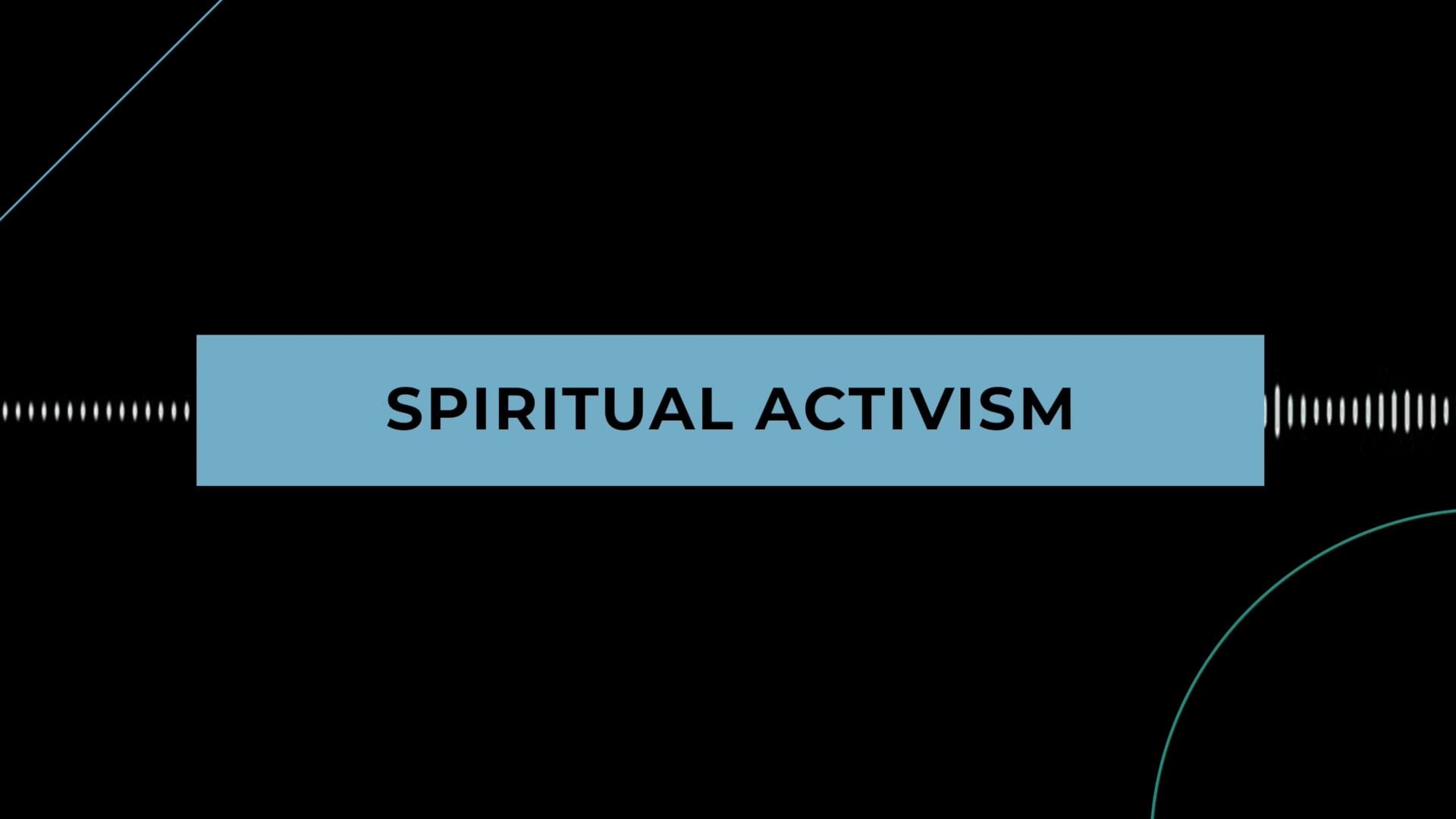 Coffee + Philosophy: Spiritual Activism