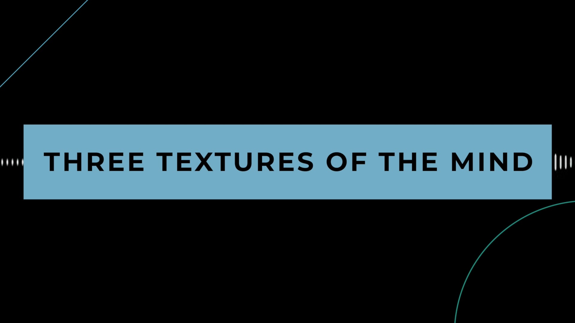 Coffee + Philosophy: Three Textures of the Mind