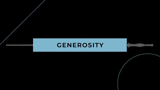 Coffee + Philosophy: Generosity