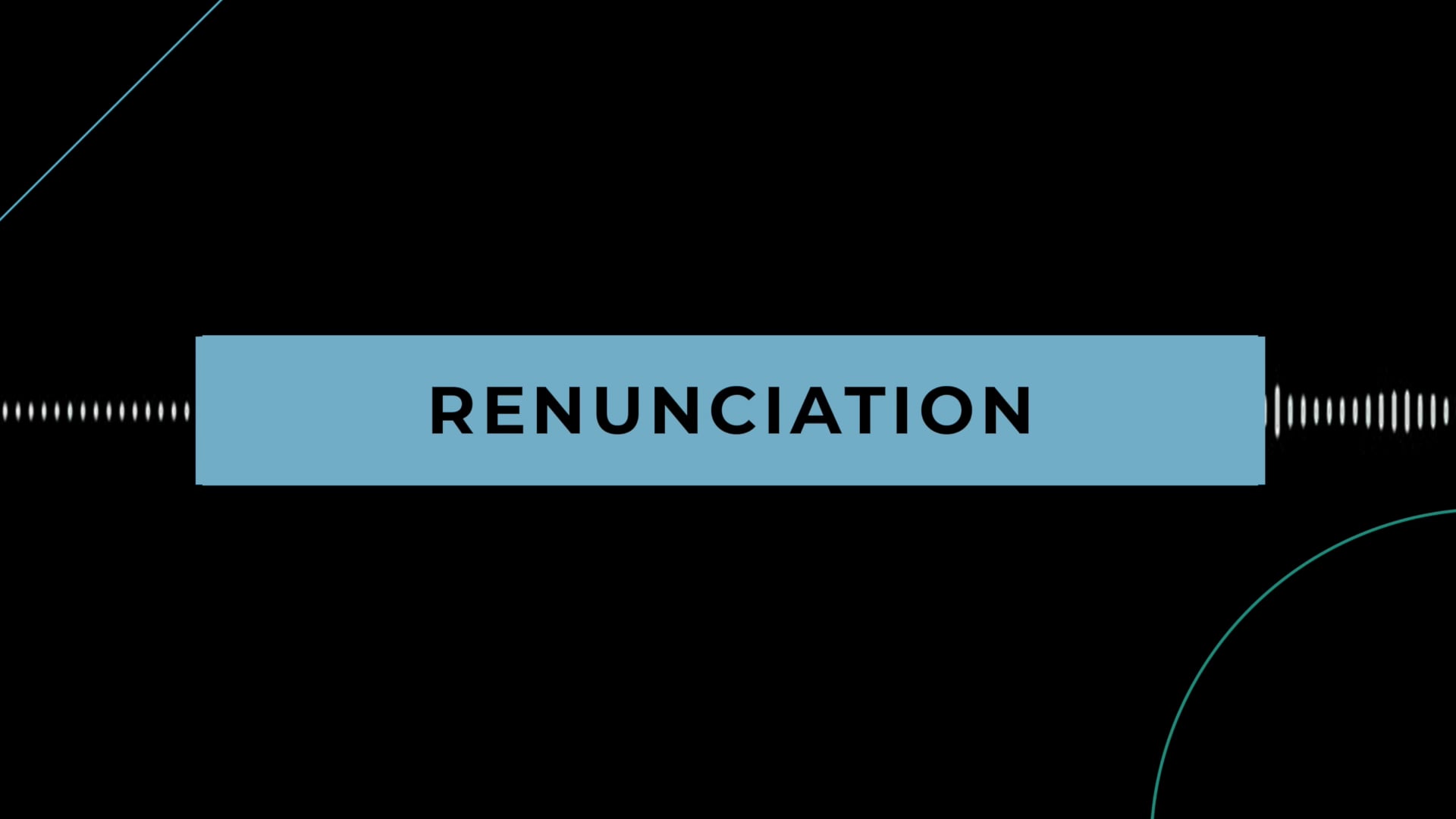 Coffee + Philosophy: Renunciation