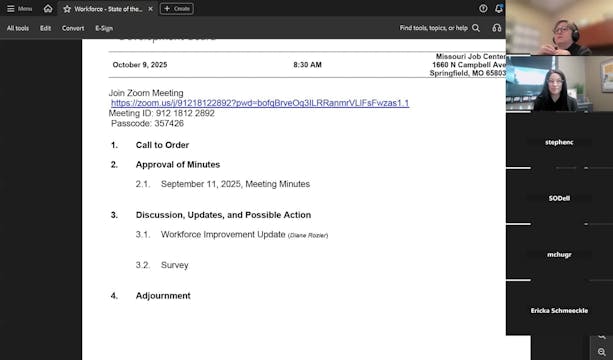 State of the Workforce Committee - Oc...