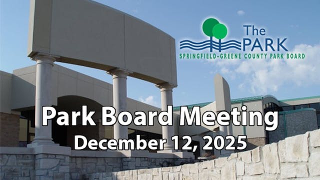 Park Board Meeting - December 12, 2025