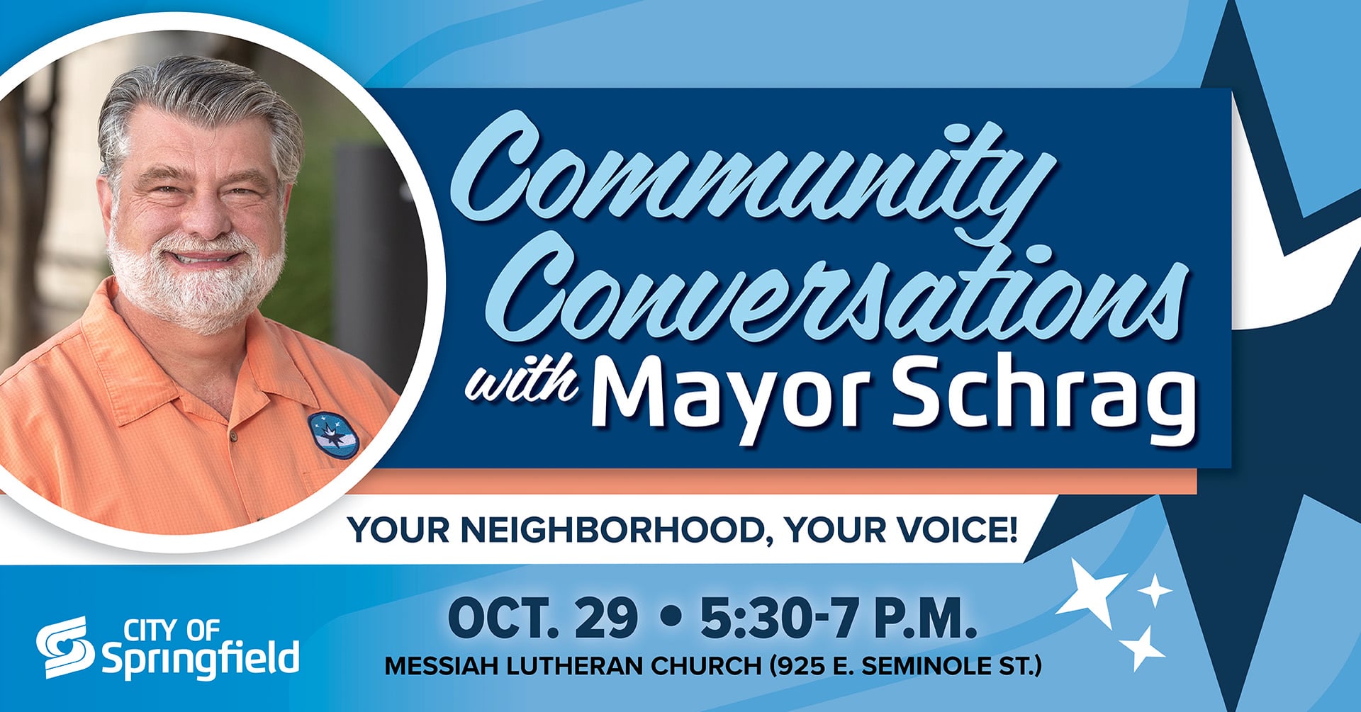 Community Conversations with Mayor Schrag
