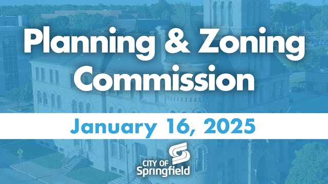 Planning & Zoning Commission - Januar...