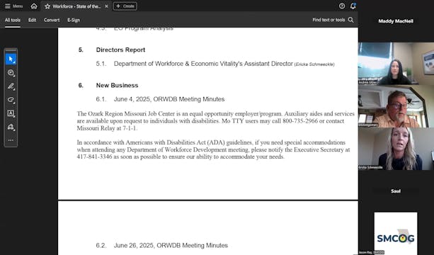 ORWDB Meeting - August 6, 2025