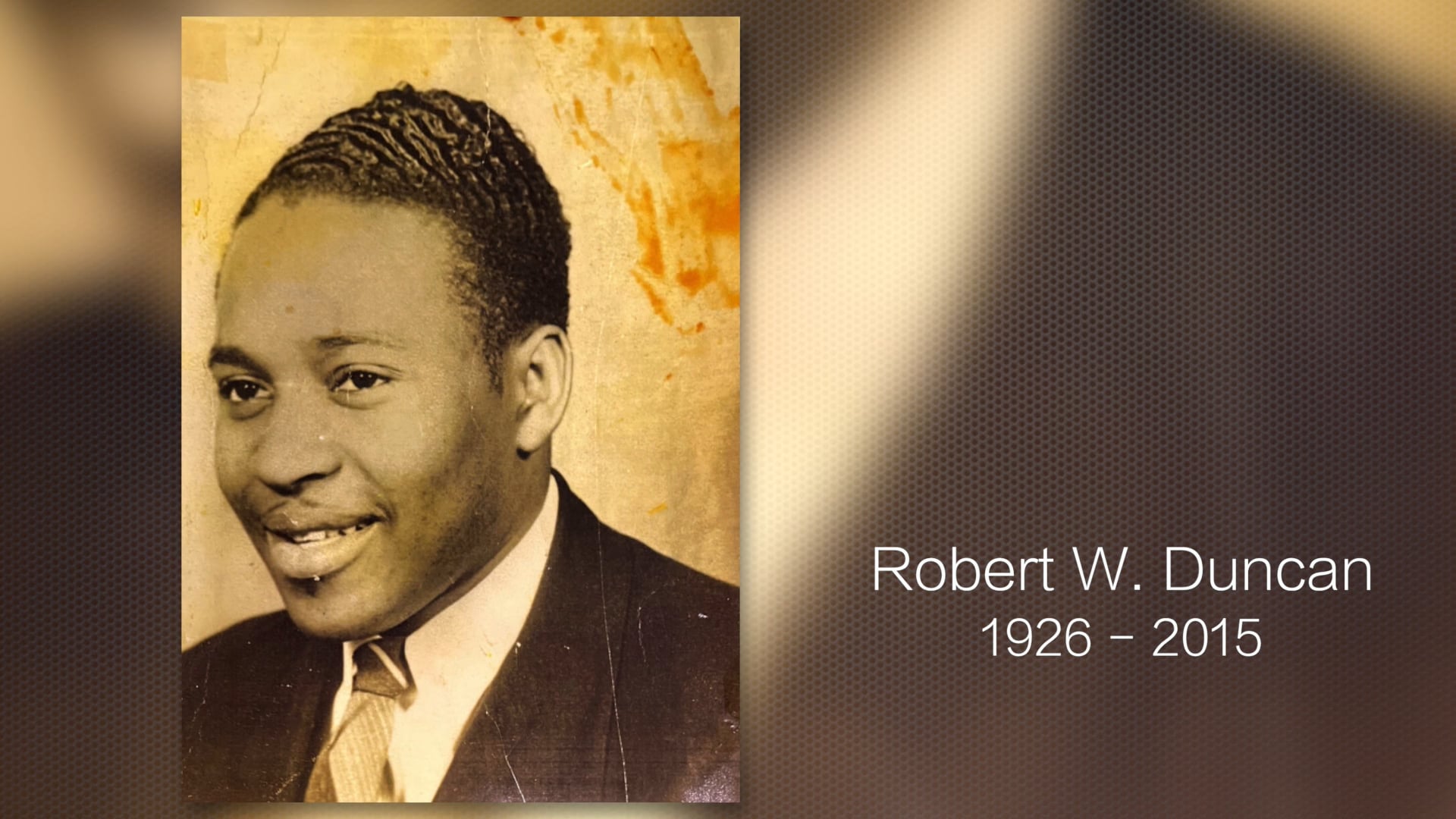 History Shorts - Robert W. Duncan