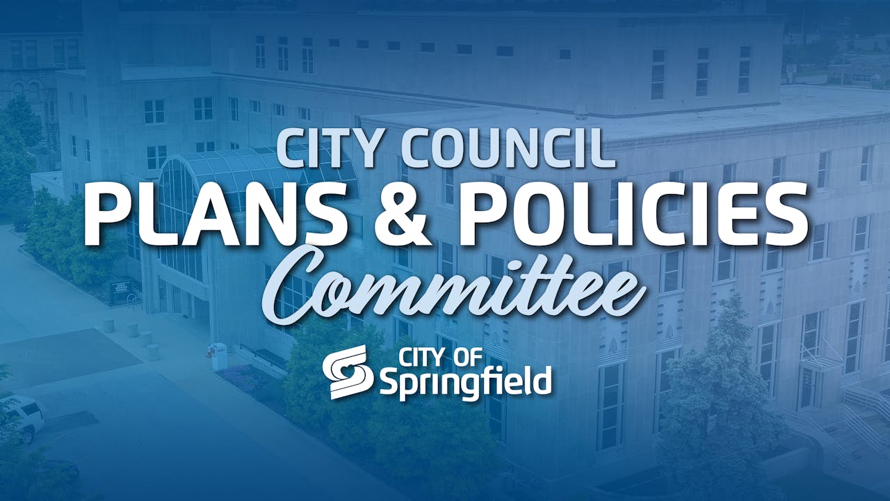 Plans and Policies Committee Meeting - January 13, 2026