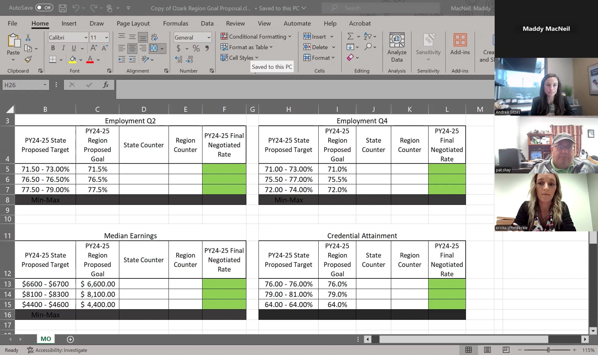 Executive Committee Meeting - September 26, 2024