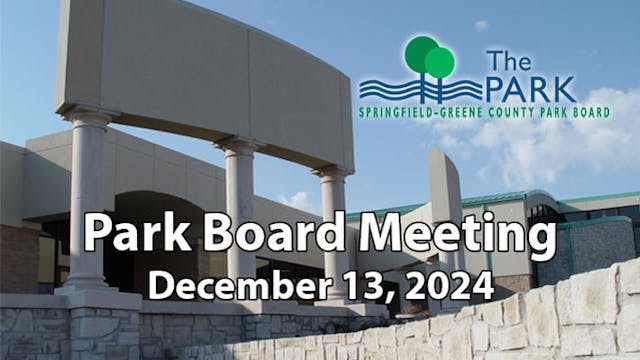 Park Board Meeting - December 13, 2024